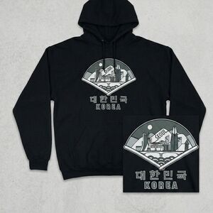 Black Graphic Hoodie